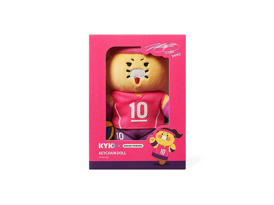 [KAKAO FRIENDS] Kim Yeon-koung X Friends Keyring Plush Chunsik