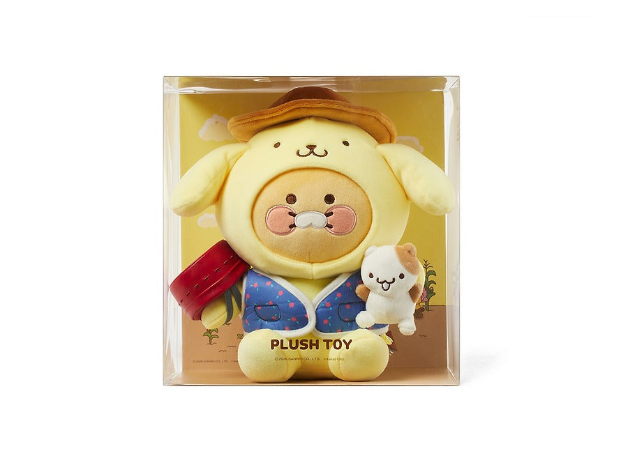 [KAKAO FRIENDS] Pompompurin x Kakao Friends Chunshik Medium Plush Doll