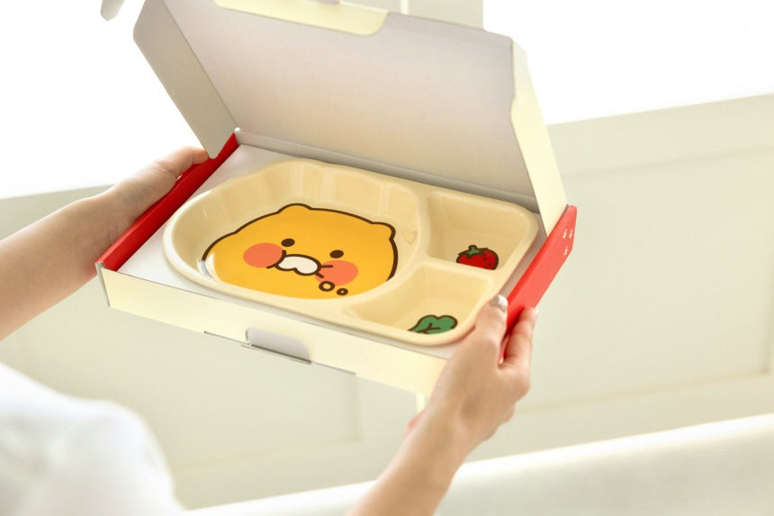 [KAKAO FRIENDS]Chunsik 3-Section Tableware Set with Fork