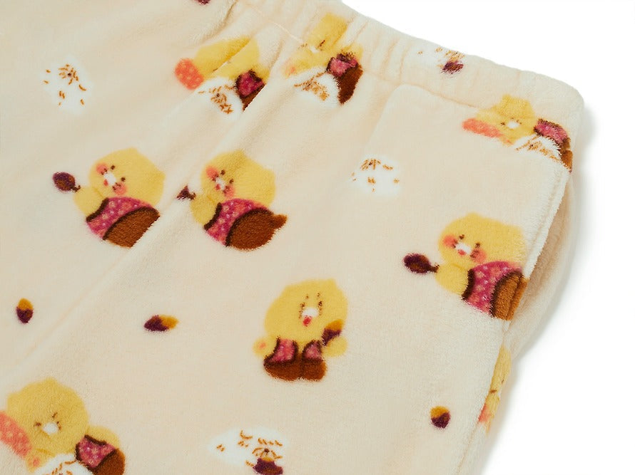 [KAKAO FRIENDS] Countryside Series Flannel Pajama Set Chunsik