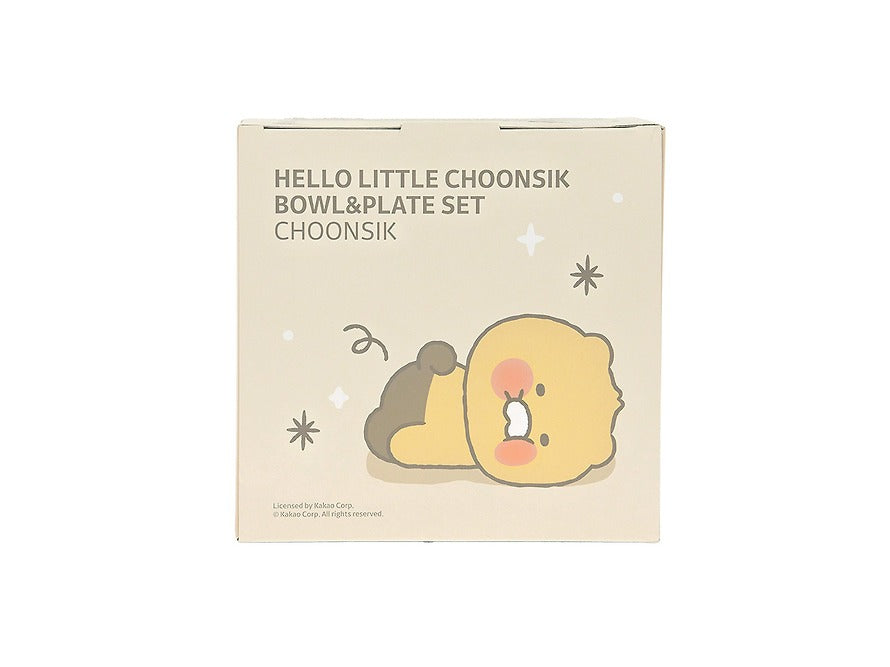 [KAKAO FRIENDS]Hello Little Chunsik Bowl and Plate Set