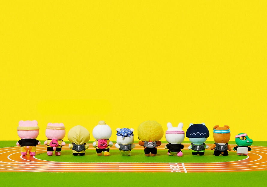 [KAKAO FRIENDS]Runner Plush Keyring Full Set – 10 Characters