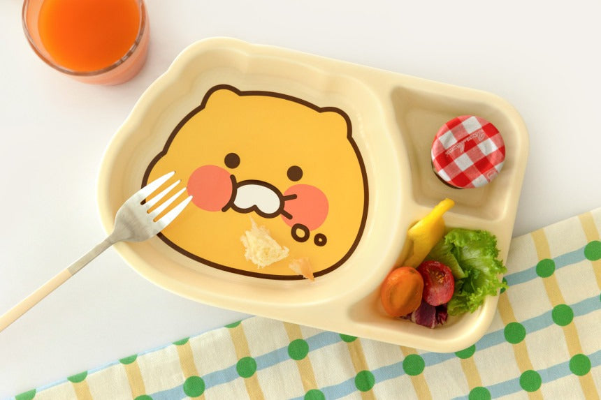 [KAKAO FRIENDS]Chunsik 3-Section Tableware Set with Fork