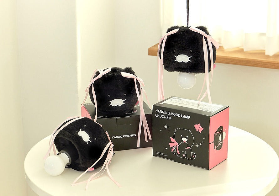 [KAKAO FRIENDS]Black Chunsik Hanging Mood Light