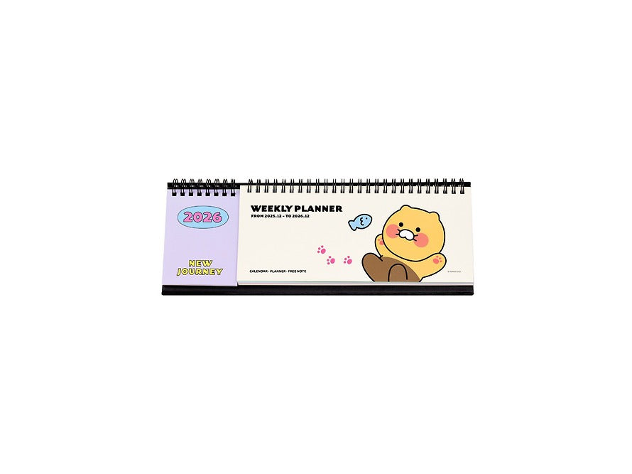 [KAKAO FRIENDS] 2026 Weekly Planner Twin Ring Chunsik