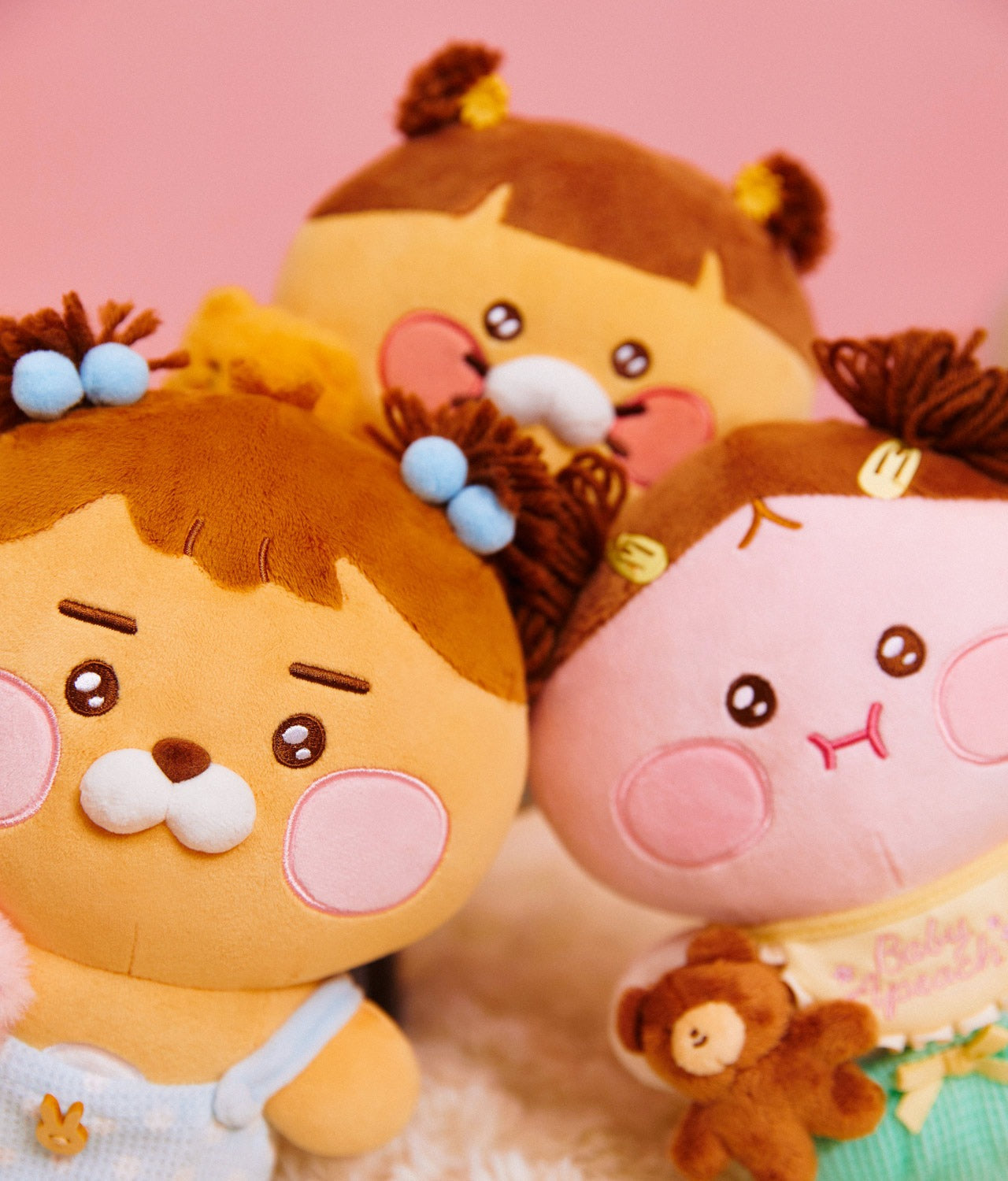 [KAKAO FRIENDS] Baby Dreaming Plush Doll Keychain (Ryan & Apeach)