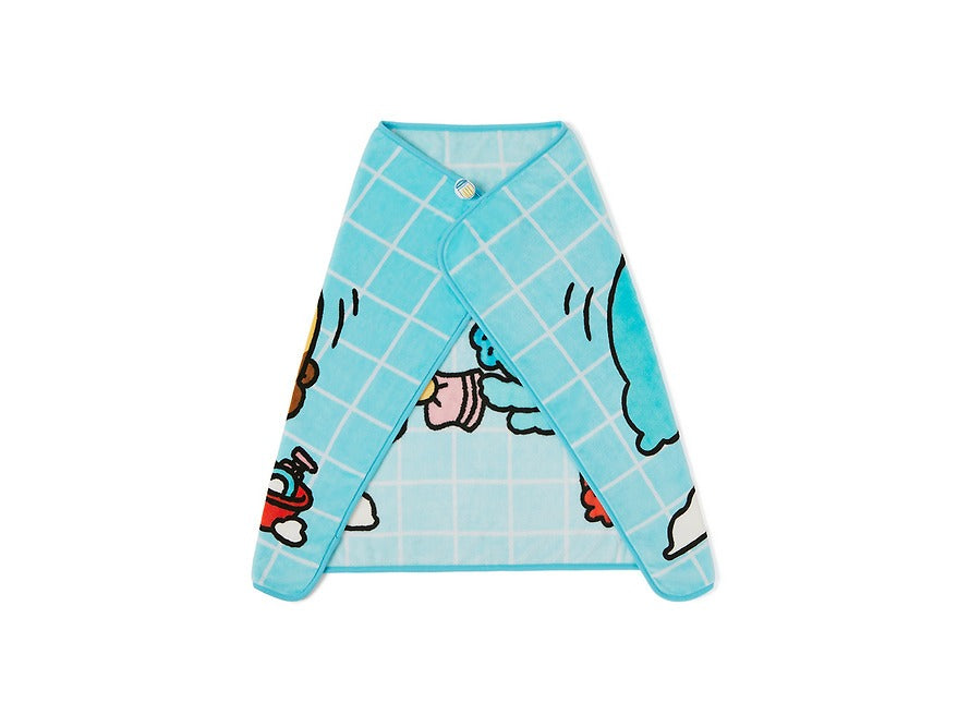 [KAKAO FRIENDS] × Hangyodon Soft Bath Towel (Chunsik Ver.)