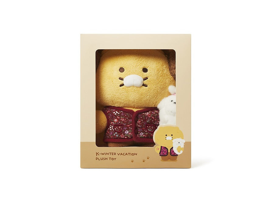 [KAKAO FRIENDS] Countryside Series Medium Plush Doll_Chunsik (Korean Grandma Style)