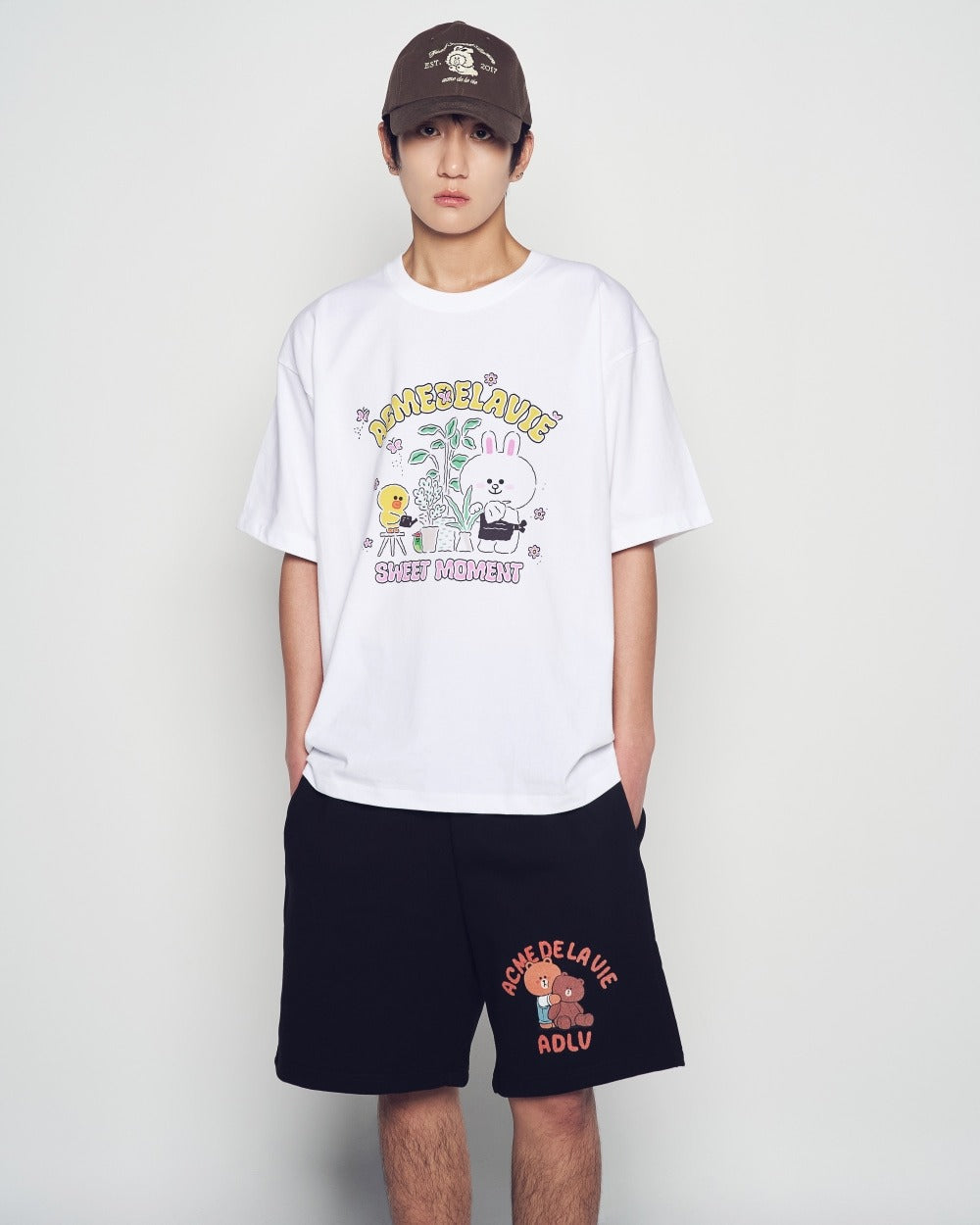 [LINE FRIEND]DAILY LINE FRIENDS SHORT SLEEVE T-SHIRT