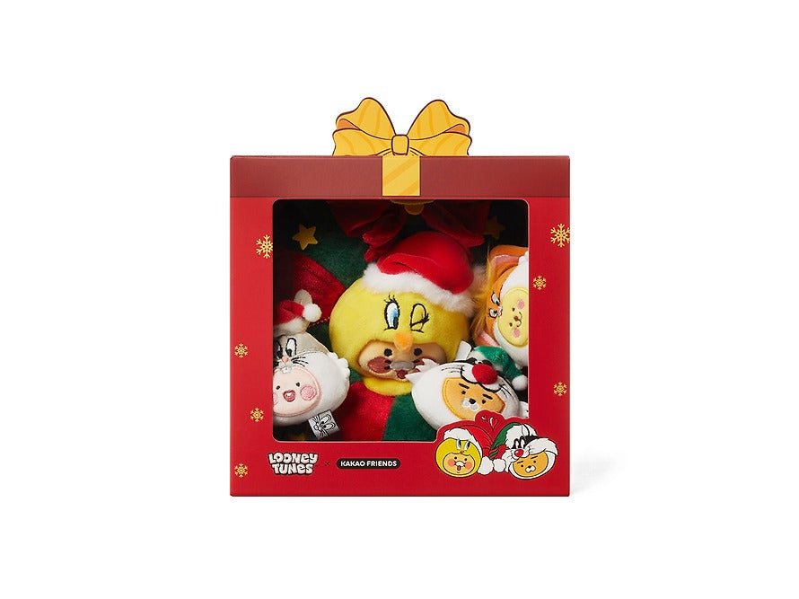 [KAKAO FRIENDS]Looney Tunes X Friends Christmas Wreath Plush Ornament