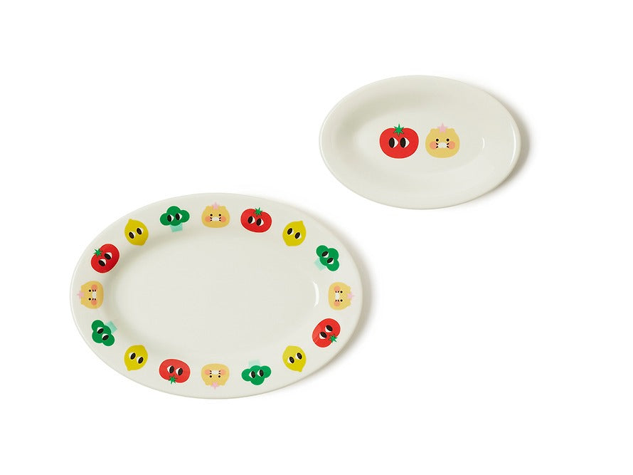 [KAKAO FRIENDS] I.A.I.A.I Friends x Kakao Friends Chunshik Melamine Plate