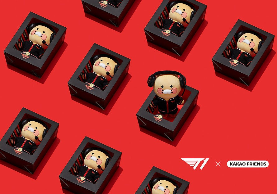 [KAKAO FRIENDS] X T1 Plush Doll Chunsik