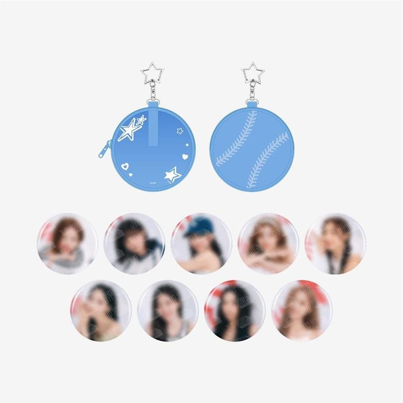 [TWICE]CAN BADGE POUCH SET - HOME 9ROUND
