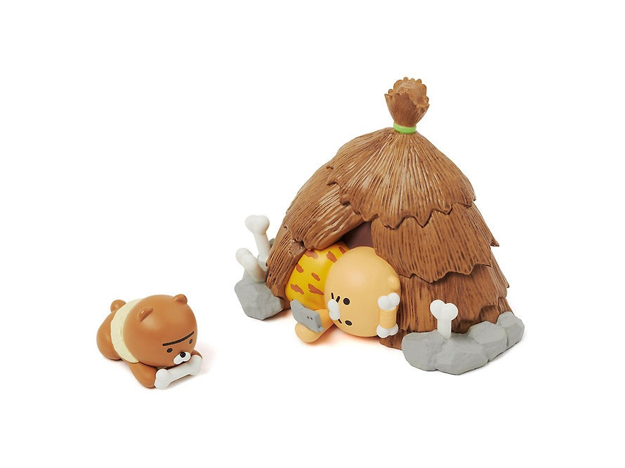 [KAKAO FRIENDS]Cave Age Figure Full Set Collection Pre Order Chunshik Ryan Apeach Jordy