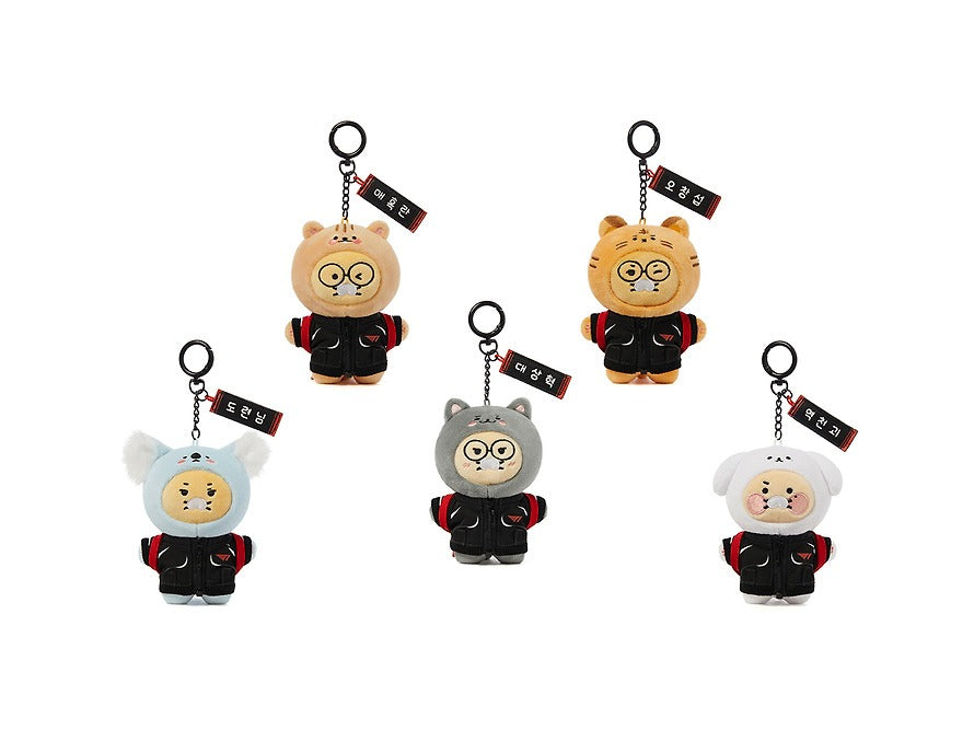 [KAKAO FRIENDS] x T1 Friends Black Jersey Plush Keyring Collection