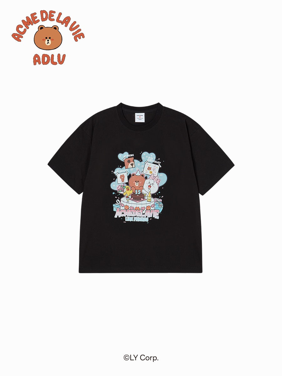 [LINE FRIEND]15TH PARTY LINE FRIENDS SHORT SLEEVE T-SHIRT