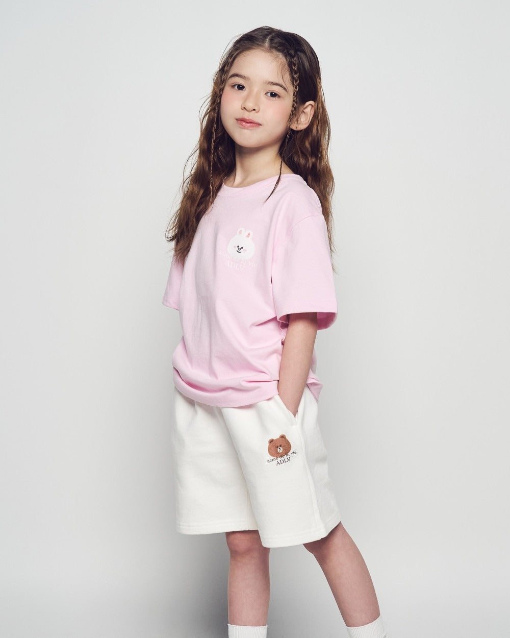 [LINE FRIEND]KIDS BASIC LINE FRIENDS SHORT SLEEVE T-SHIRT