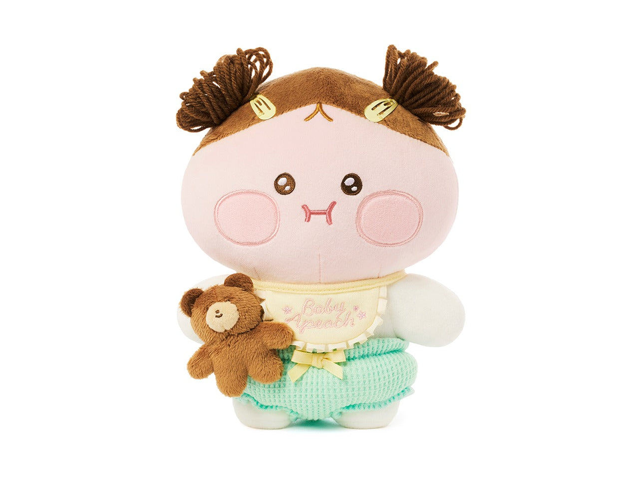 [KAKAO FRIENDS] Baby Dreaming Plush Doll Keychain (Ryan & Apeach)