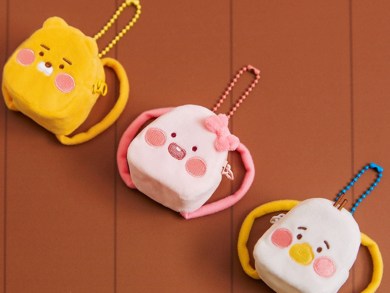 [KAKAO FRIENDS] Chunsik & Friends Costume Mini Backpack Keychain (Ryan / Apeach / Tube)
