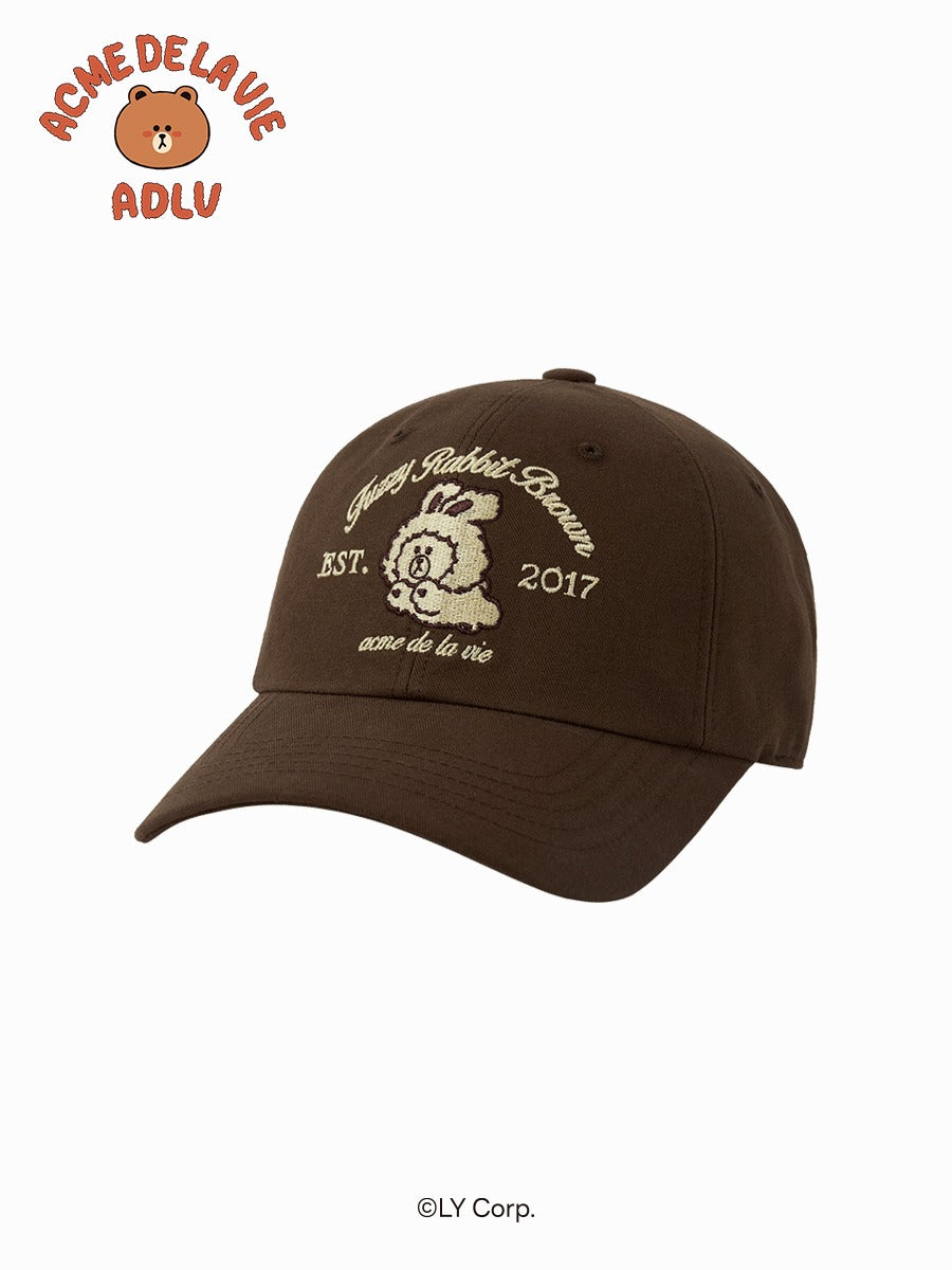[LINE FRIEND]AUTHENTIC BROWN TWO TONE LINE FRIENDS BALL CAP