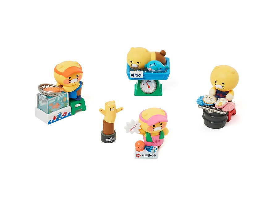 [KAKAO FRIENDS]Choonsik Seafood Market Figure Blind Box Collection Set.