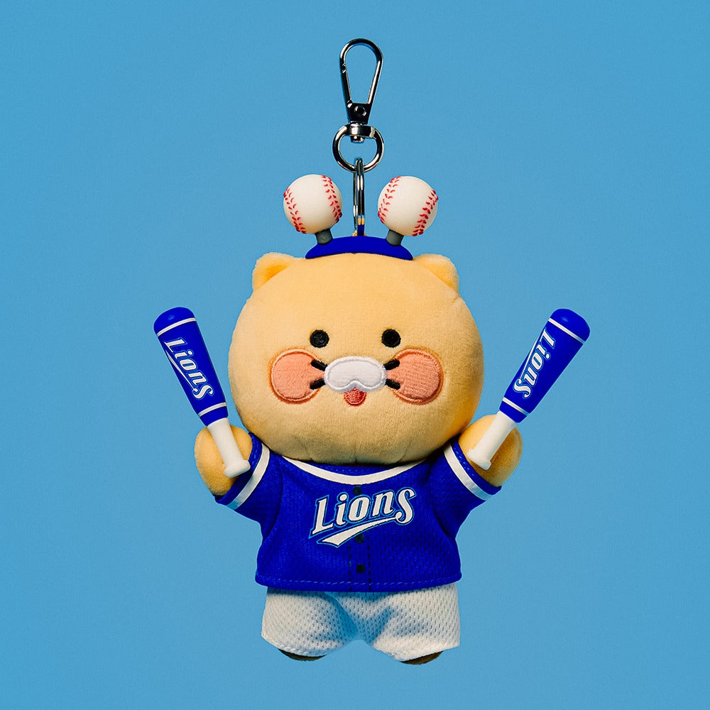 [KAKAO FRIENDS] KBO x Kakao Friends Chunshik Cheerleader Plush Keyring Collection