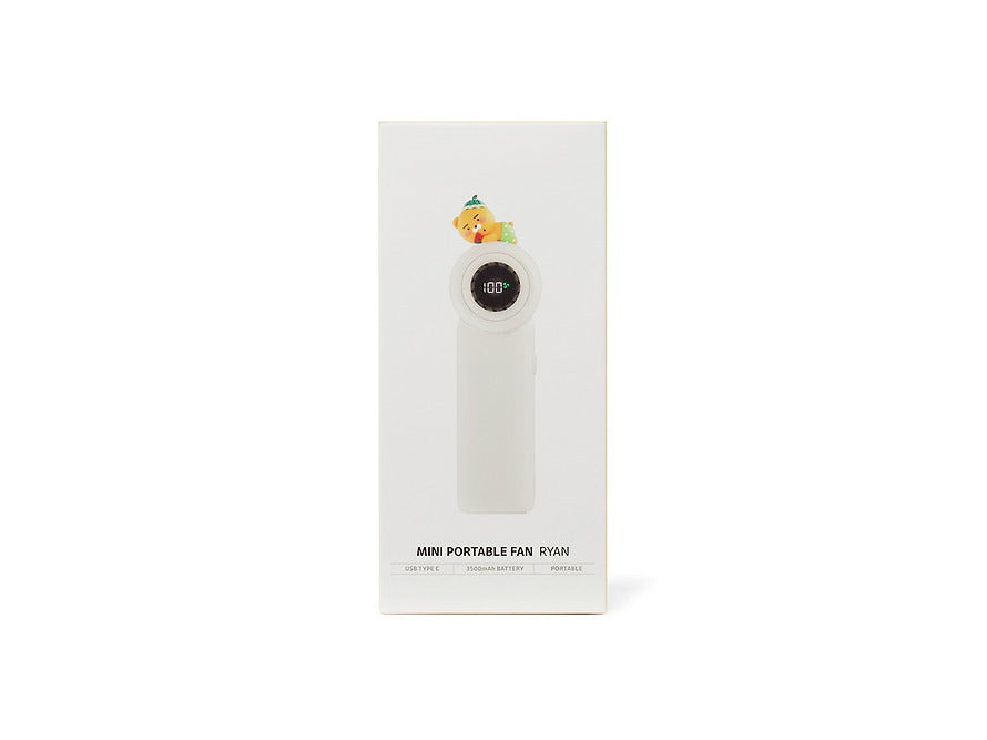 [KAKAO FRIENDS]Mini Power Fan Portable Fan Chunshik Ryan