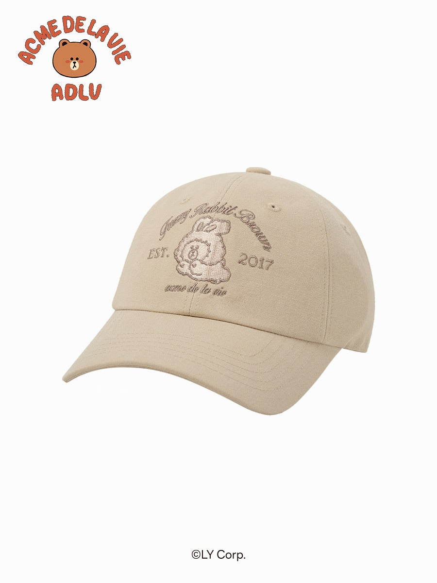 [LINE FRIEND]AUTHENTIC BROWN TWO TONE LINE FRIENDS BALL CAP