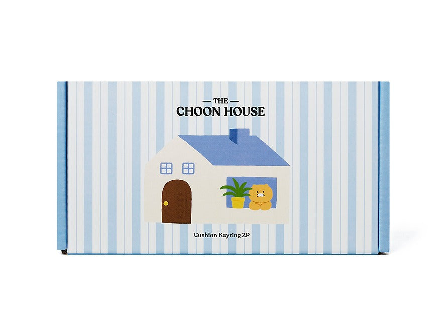 [KAKAO FRIENDS]CHOONHOUSE Cushion Keyring 2P Set Chunsik Edition