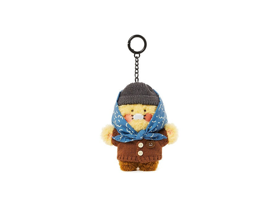 [KAKAO FRIENDS] Vintage Outfit Fleece Plush Keyring Set (5 types) Chunsik