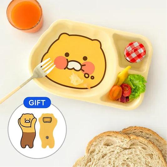 [KAKAO FRIENDS]Chunsik 3-Section Tableware Set with Fork