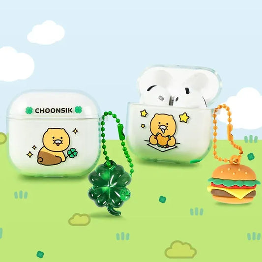 [KAKAO FRIENDS] Choonsik Lucky Burger AirPods 4 Case