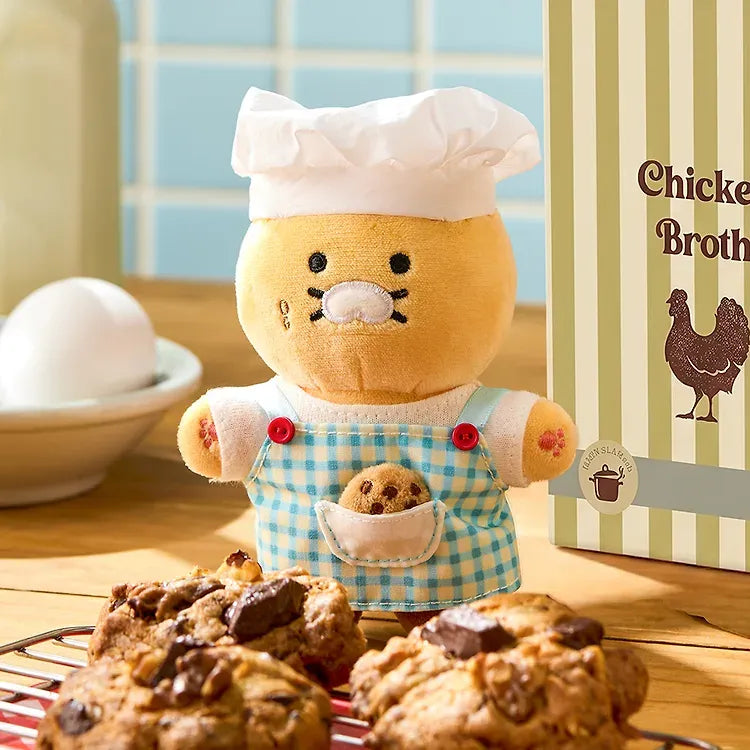 [KAKAO FRIENDS]Chunshik Grocery Market Baker Plush Keyring