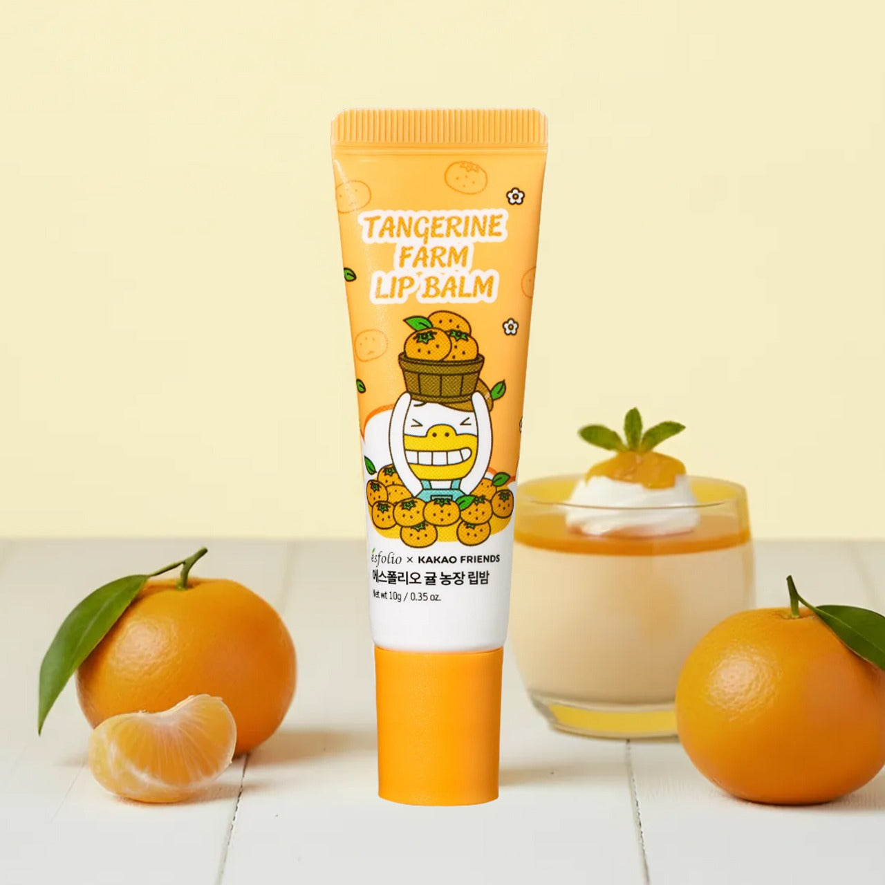 [KAKAO FRIENDS]Farm Lip Balm Peach Strawberry Tangerine Lip Care