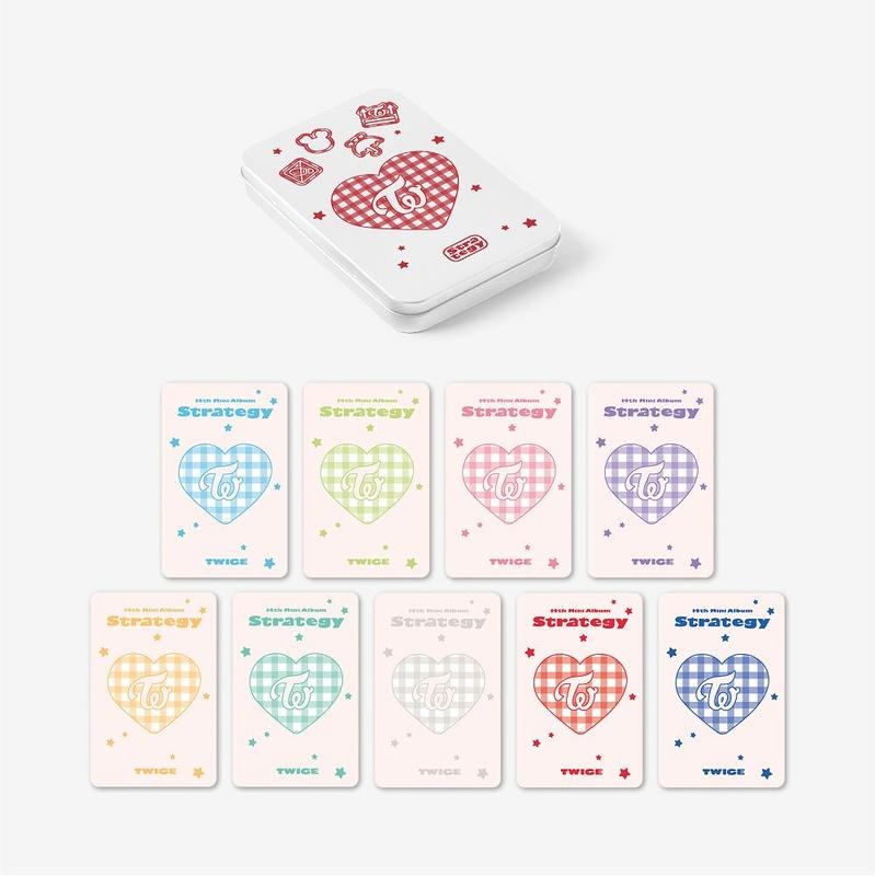 [TWICE]TINCASE PHOTOCARD SET - TWICE STRATEGY POP-UP In SEOUL