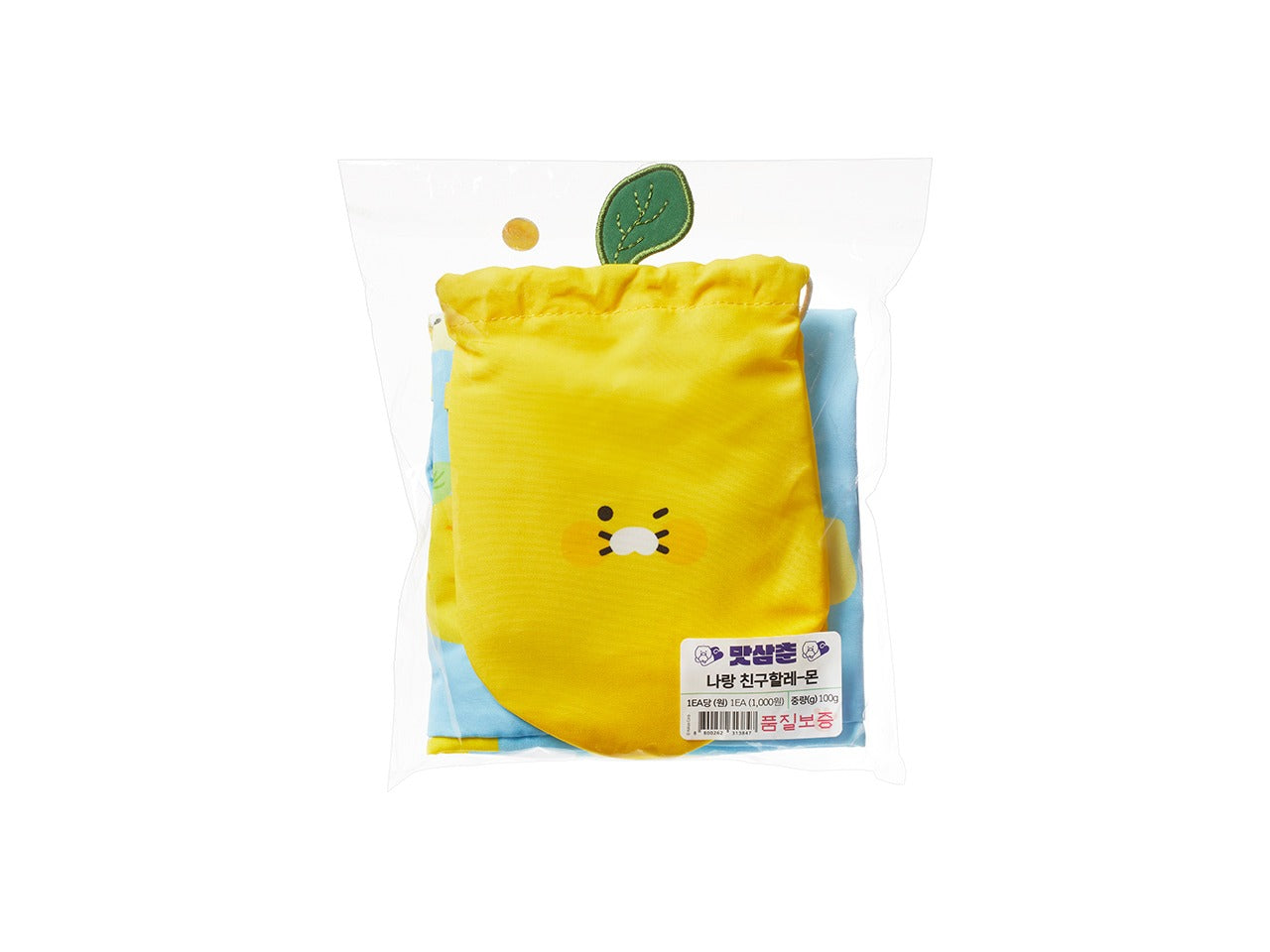 [KAKAO FRIENDS]Chunsik Eco Reusable Bag (Lemon / Carrot / Green Onion / Apple)