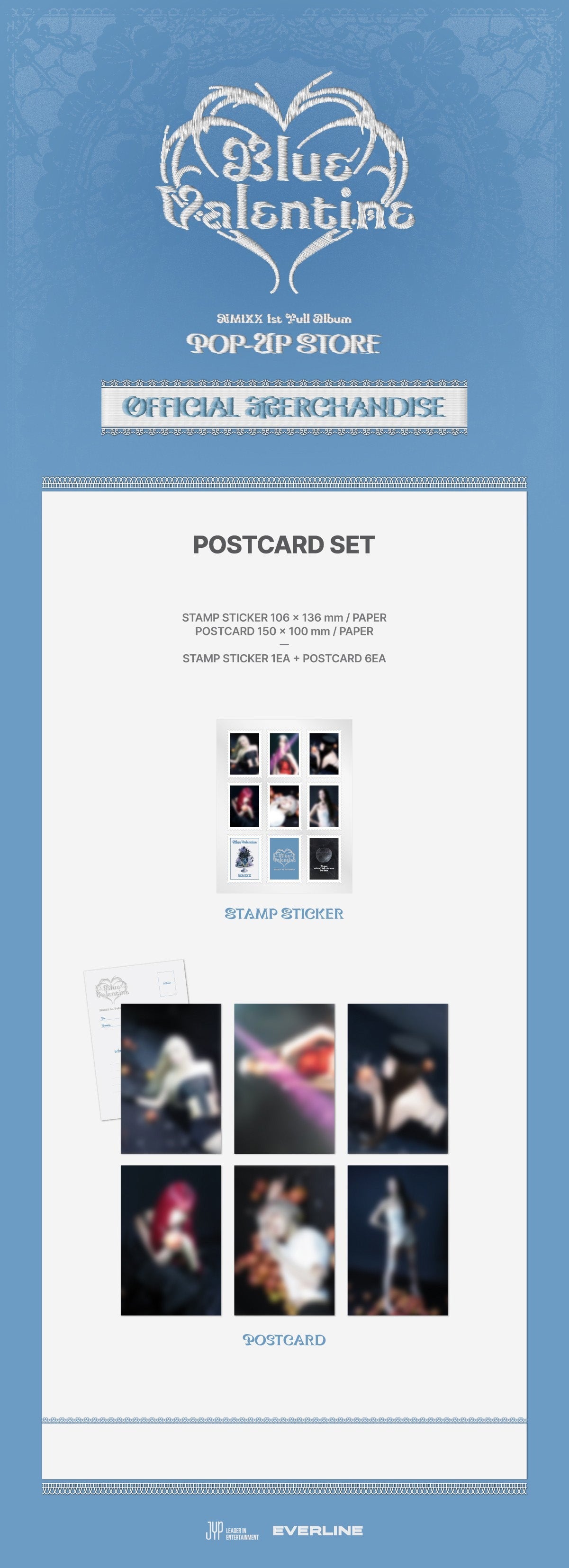 [NMIXX] Blue Valentine: inside the heart pop-up store official md (Member ver.) (?¬본)