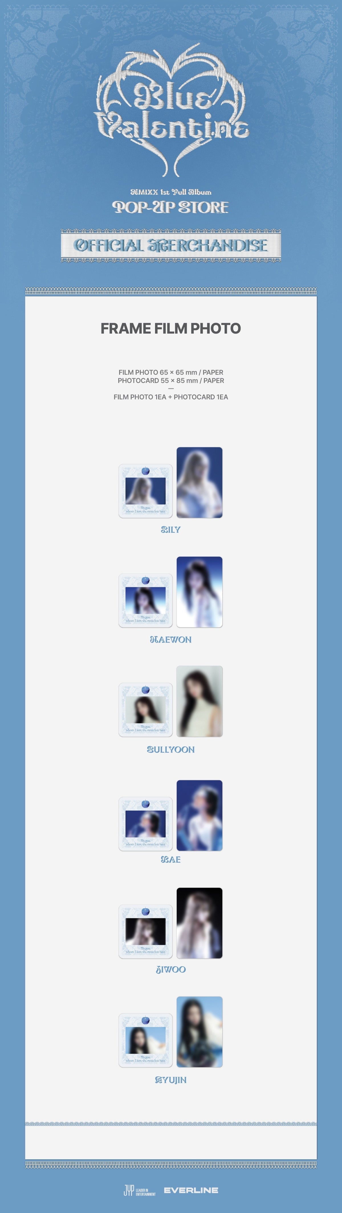 [NMIXX] Blue Valentine: inside the heart pop-up store official md (Member ver.)