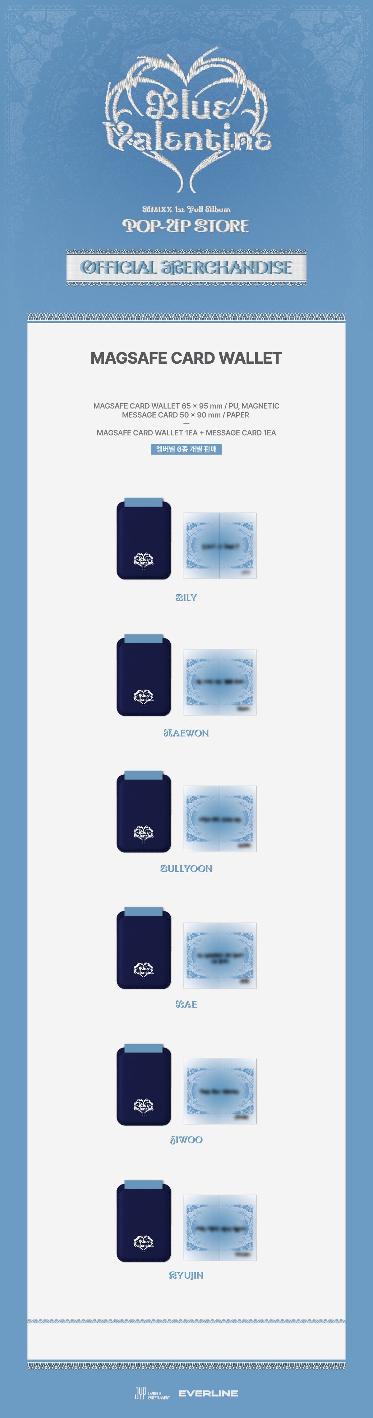 [NMIXX] Blue Valentine: inside the heart pop-up store official md (Member ver.)