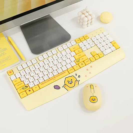 [KAKAO FRIENDS] Chunsik Wireless Keyboard and Mouse Set (Standard Edition)
