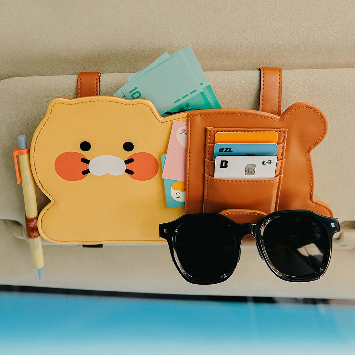 [KAKAO FRIENDS]Car Sun Visor Organizer