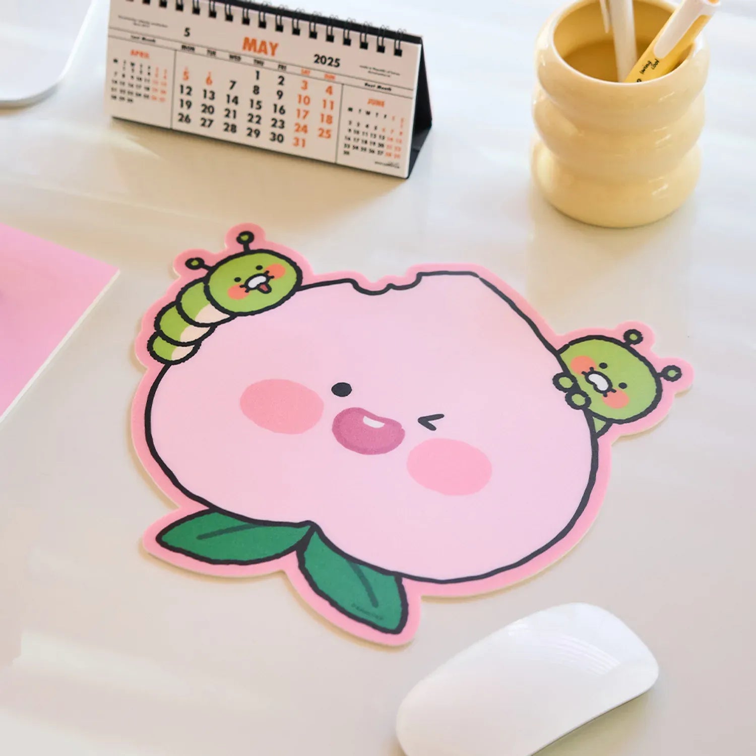 [KAKAO FRIENDS]Choonsik/Apeach Spring Friends Leaf Mouse Pad