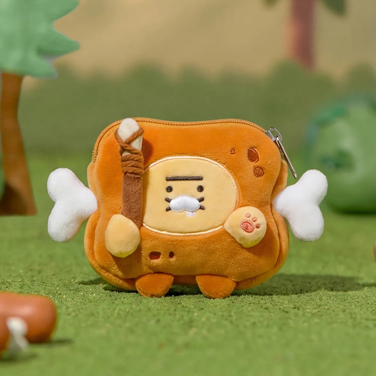 [KAKAO FRIENDS]Cave Age Mini Pouch Meat Design Chunshik