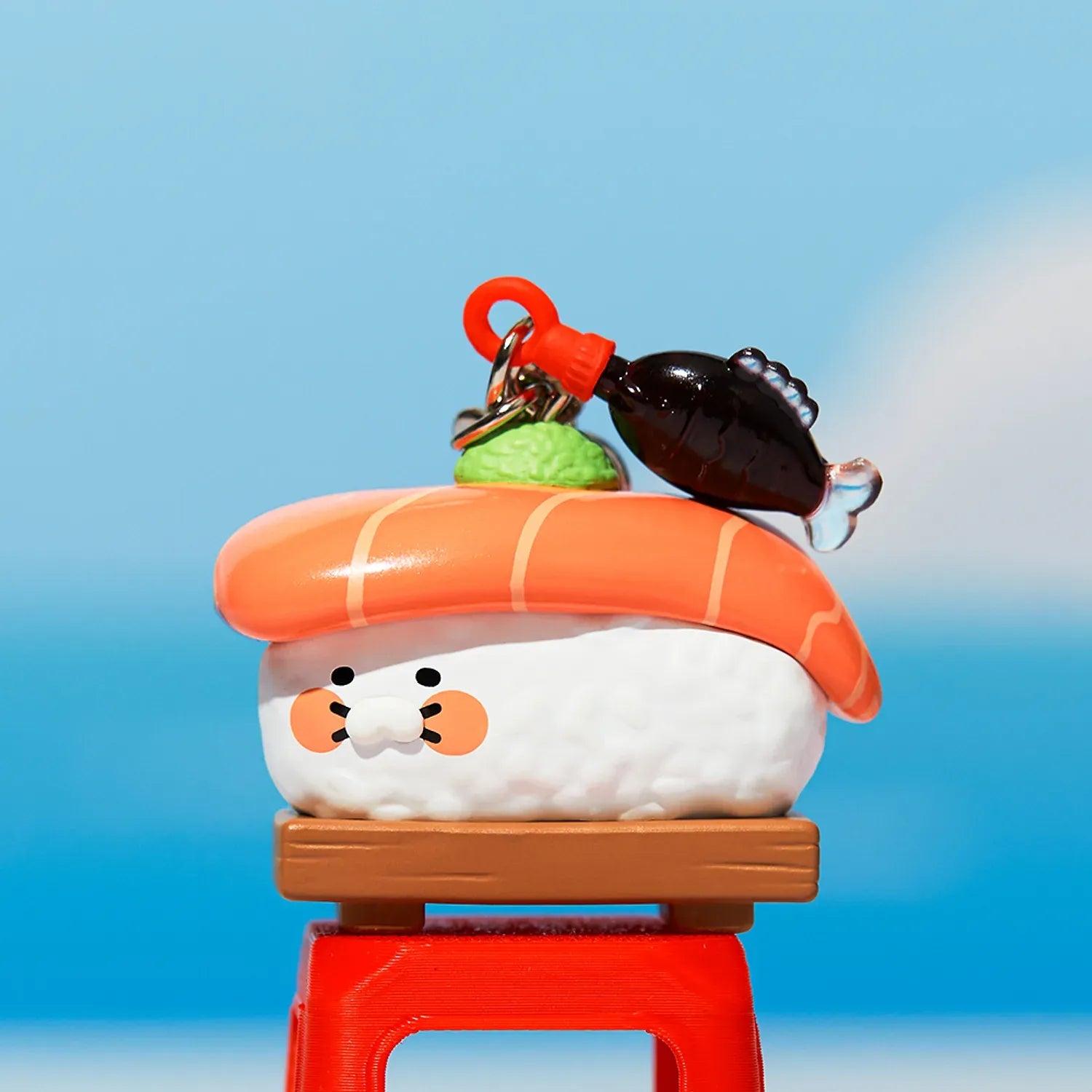 [KAKAO FRIENDS]Choonsik Seafood Market Figure Keychain Collection 4 Types