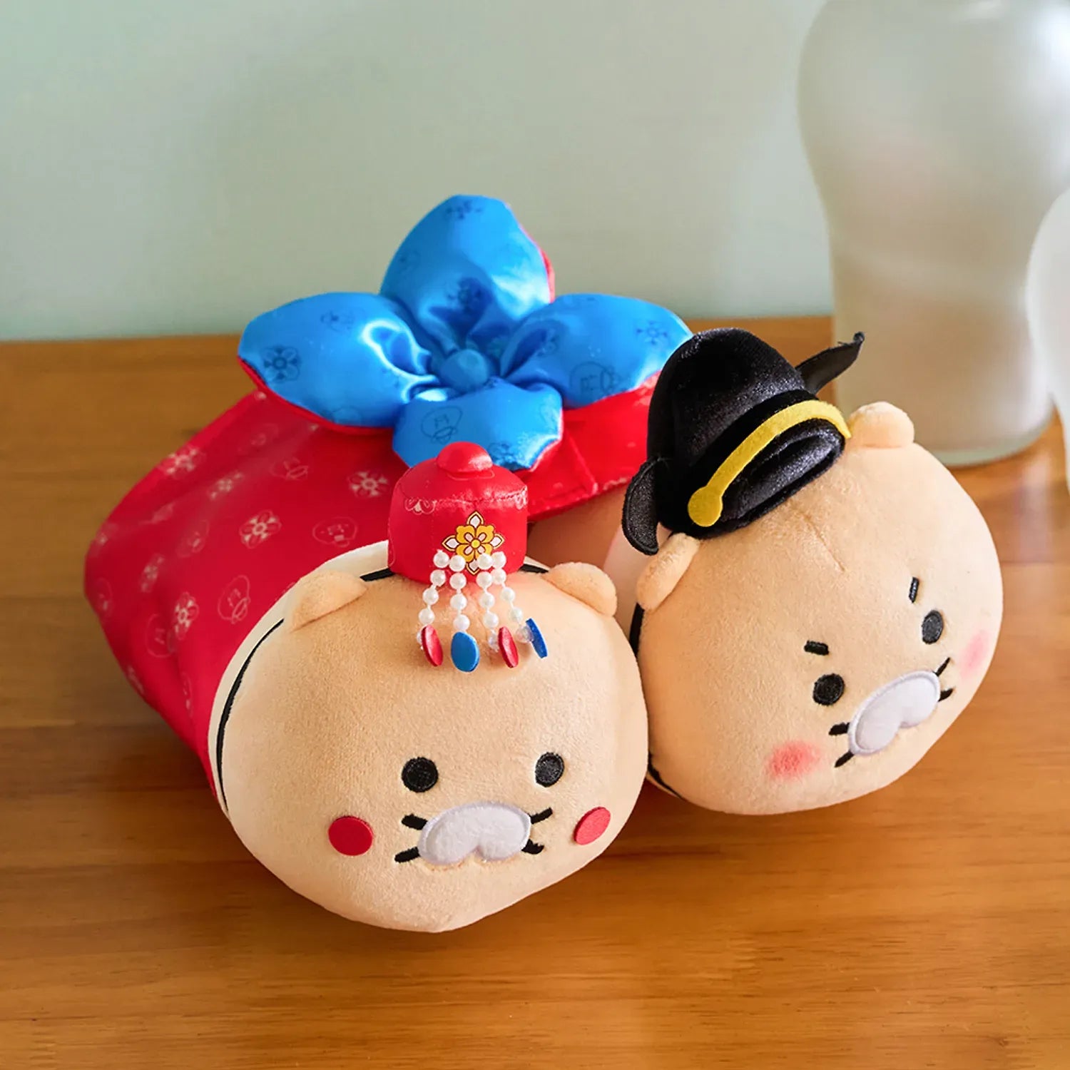 [KAKAO FRIENDS]Choonsik Traditional Wedding Plush Doll Set Korean Wedding Costume Plush