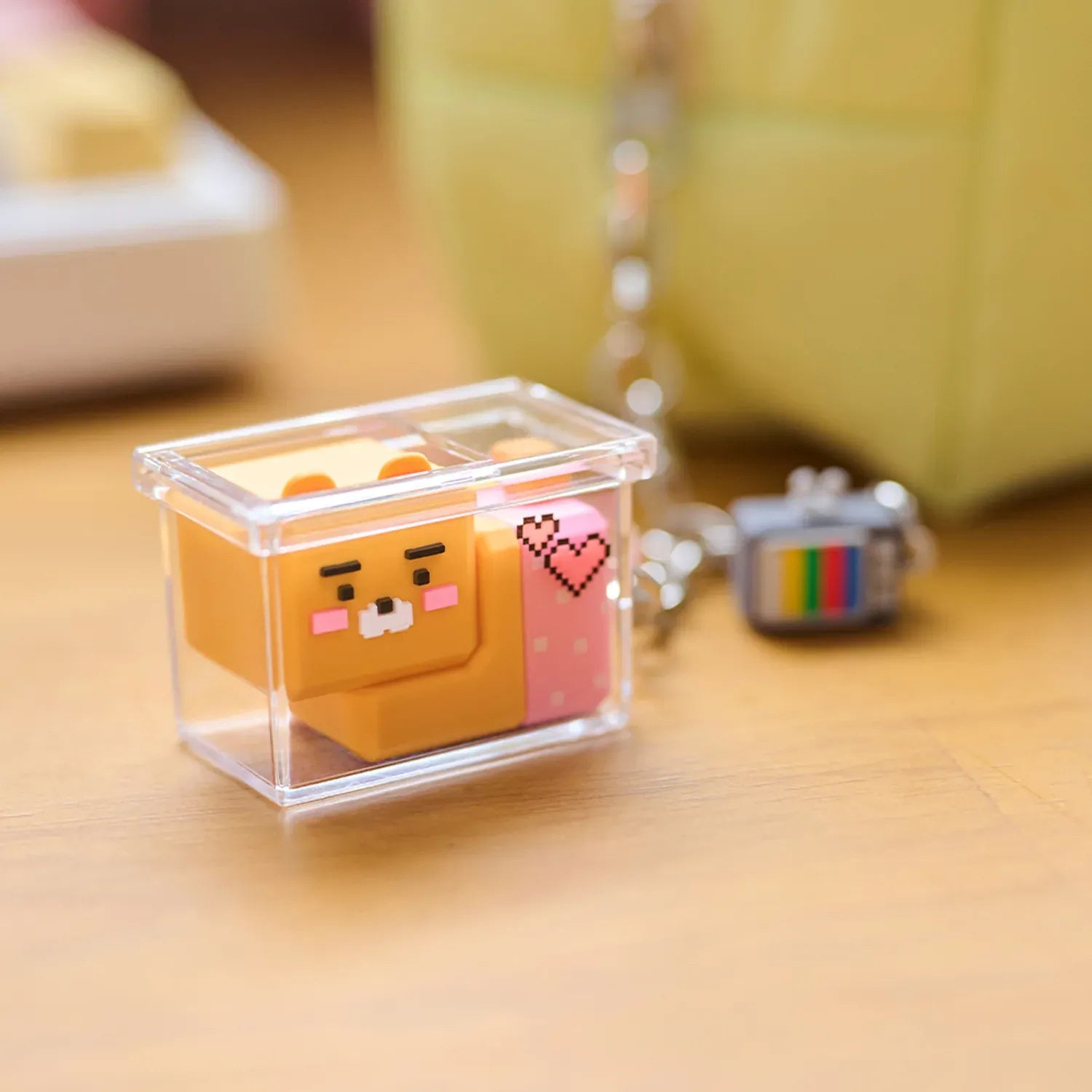[KAKAO FRIENDS]Ryan Cube Figure Keyring