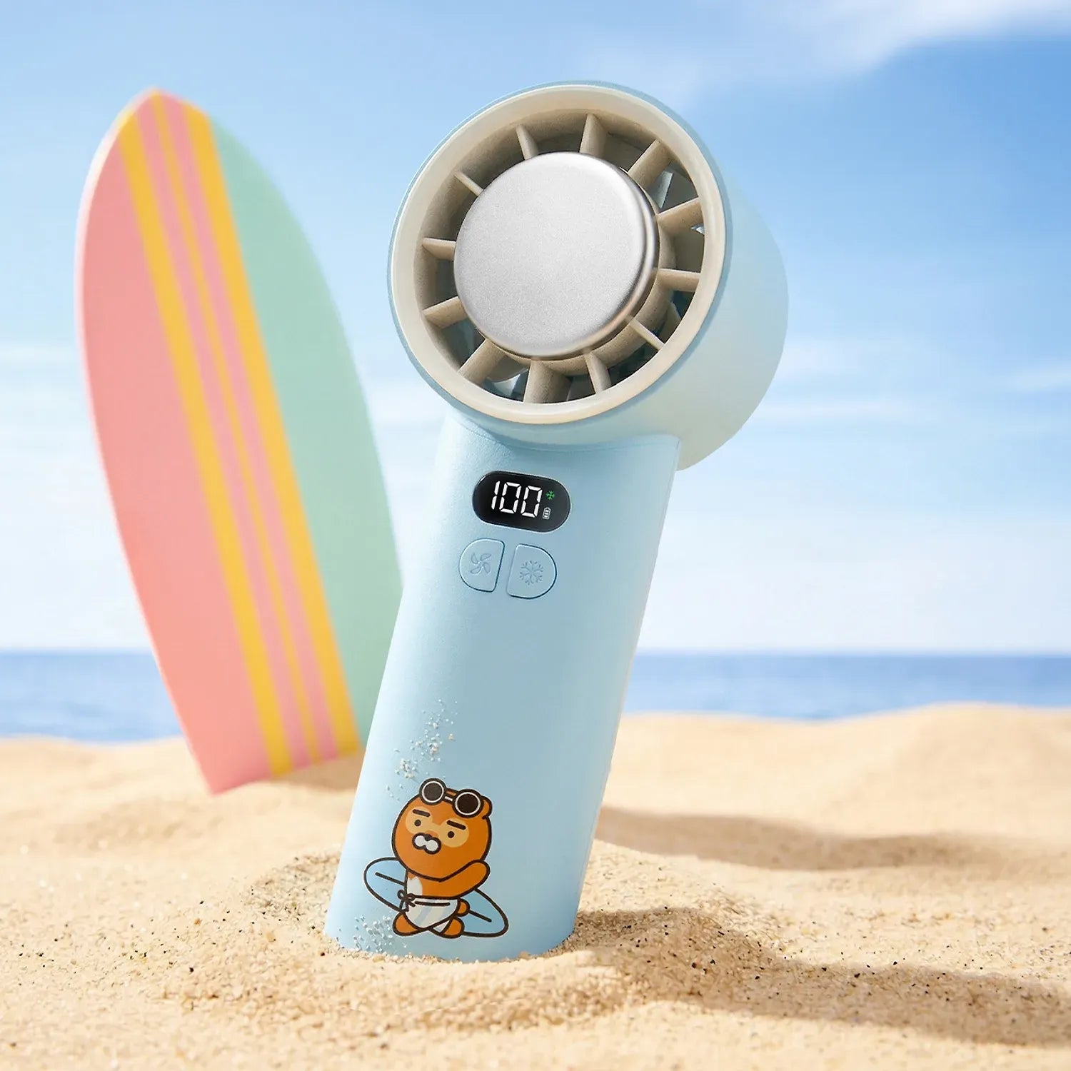 [KAKAO FRIENDS] Ryan Sky Light Summer Cooling Handheld Fan