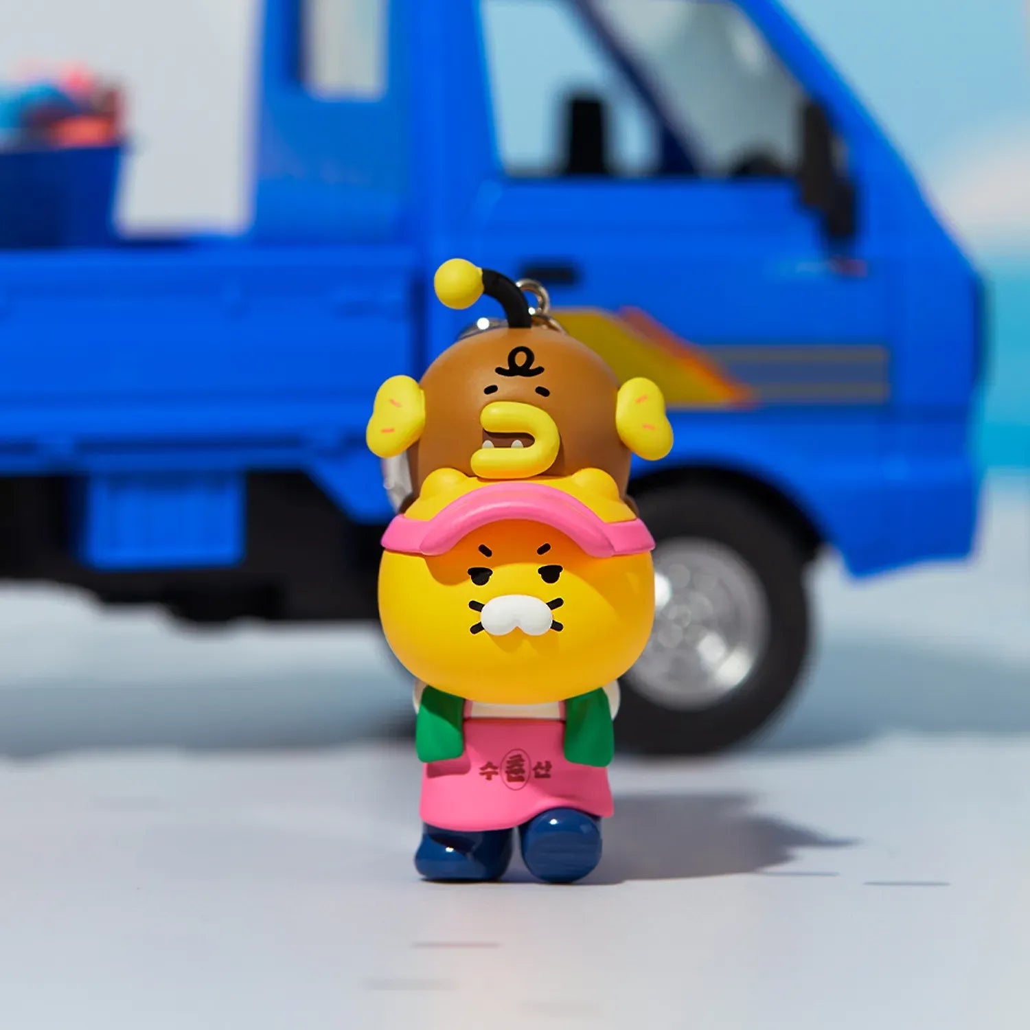 [KAKAO FRIENDS]Choonsik Seafood Market Figure Keychain Collection 4 Types