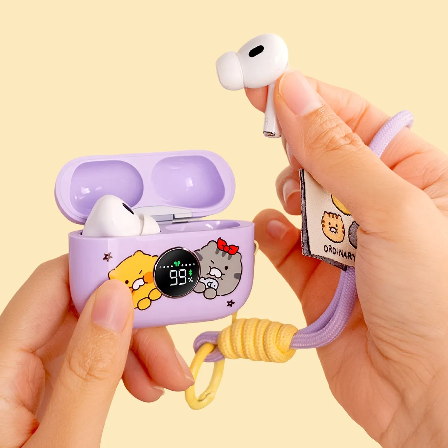 [KAKAO FRIENDS]Kakao Friends Choonsik Wireless Bluetooth Earbuds Ordinary Day Earphones