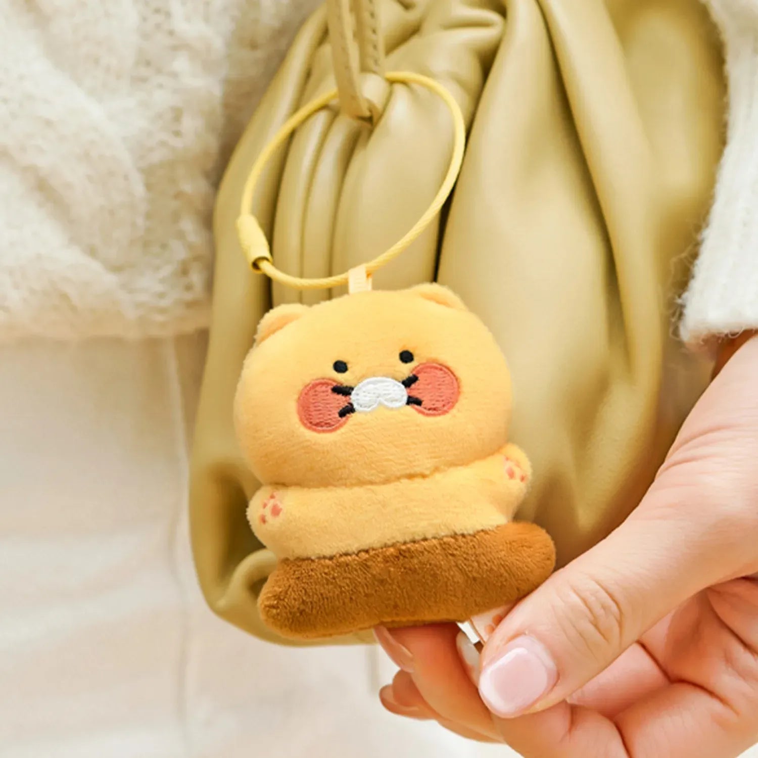 [KAKAO FRIENDS]Tiny Flat Plush Keyring Set Ryan and Chunshik